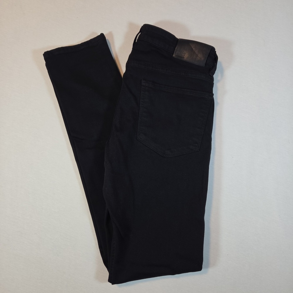 Paige Jeans Croft Skinny Fit Mens Size 32 Made In The USA Black Denim